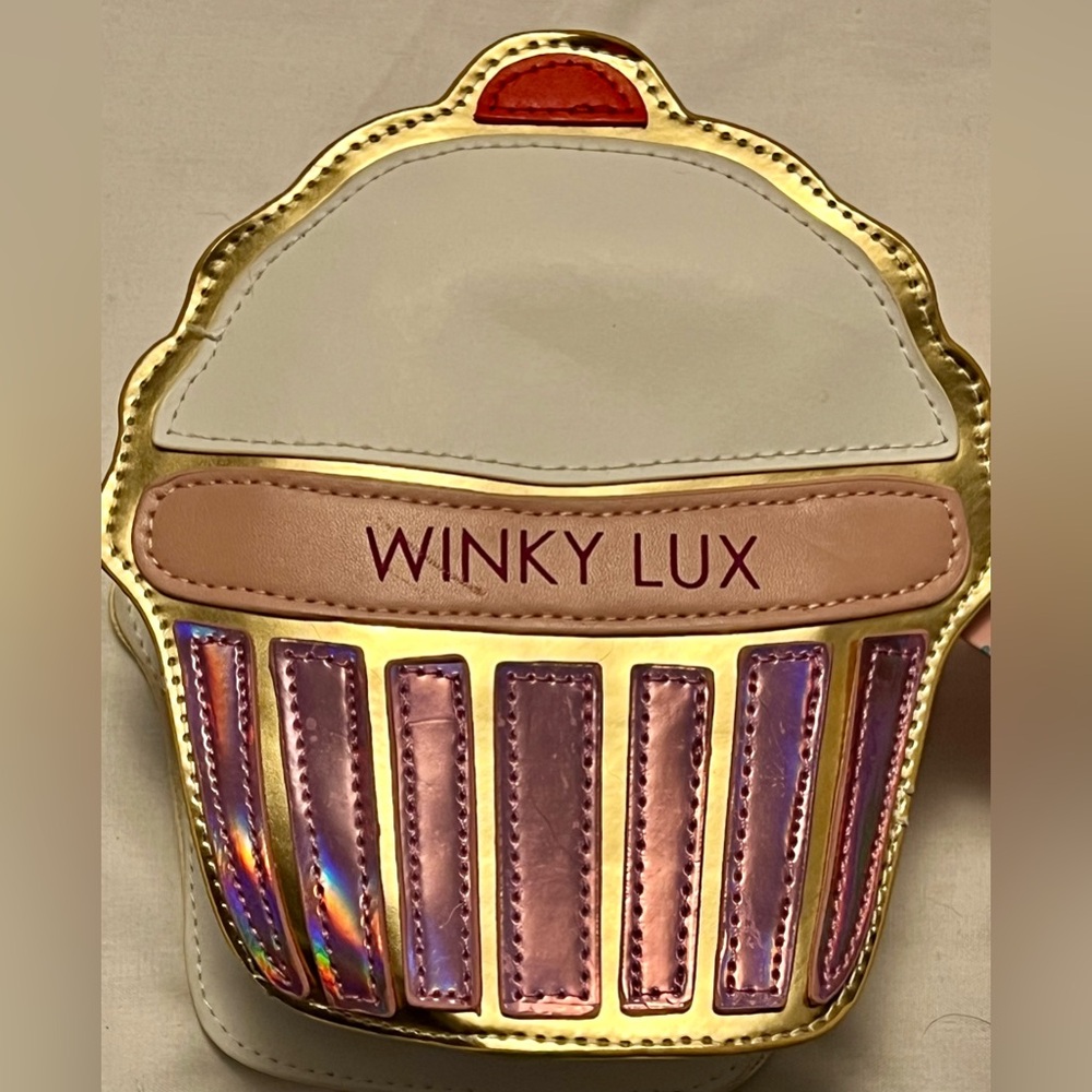 Winky Lux cupcake makeup bag